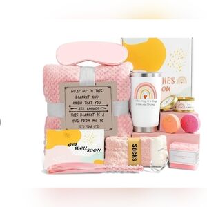Pink Self-Care Personal Gift Box Set